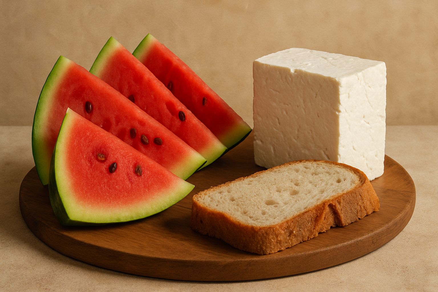 Bir Yaz Klasiği: Karpuz, Peynir ve Ekmek