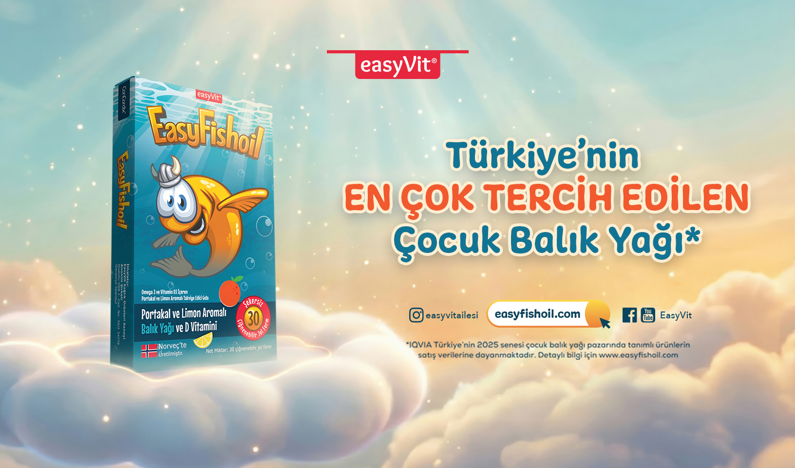 EasyFishoil 5 Yıllık Pazar Liderliğini Yeni Reklam Filmiyle Kutluyor
