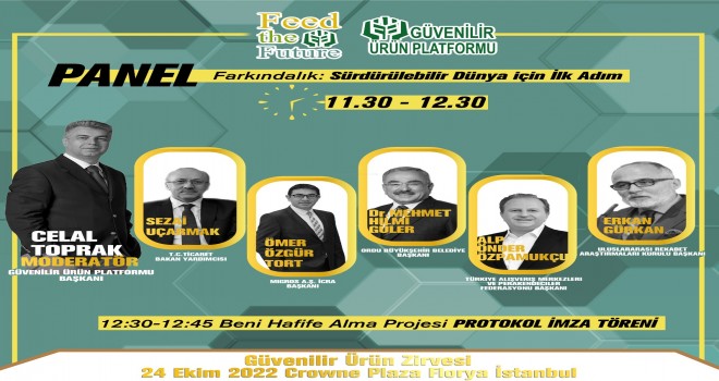 GIDA VE TARIMIN GELECEĞİ BU ZİRVEDE!