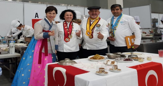 Kore'de "Kadın Değeri" yarışmada Türk Cheflerden Büyük Başarı